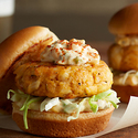 Creole Cod Cake Sliders with Cajun Tartar Sauce