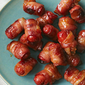 Bacon-Wrapped Hot Dog Bites